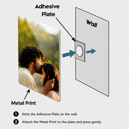 A4 HD Metal Print – personalised aluminium photo print (photo 3 of 3)