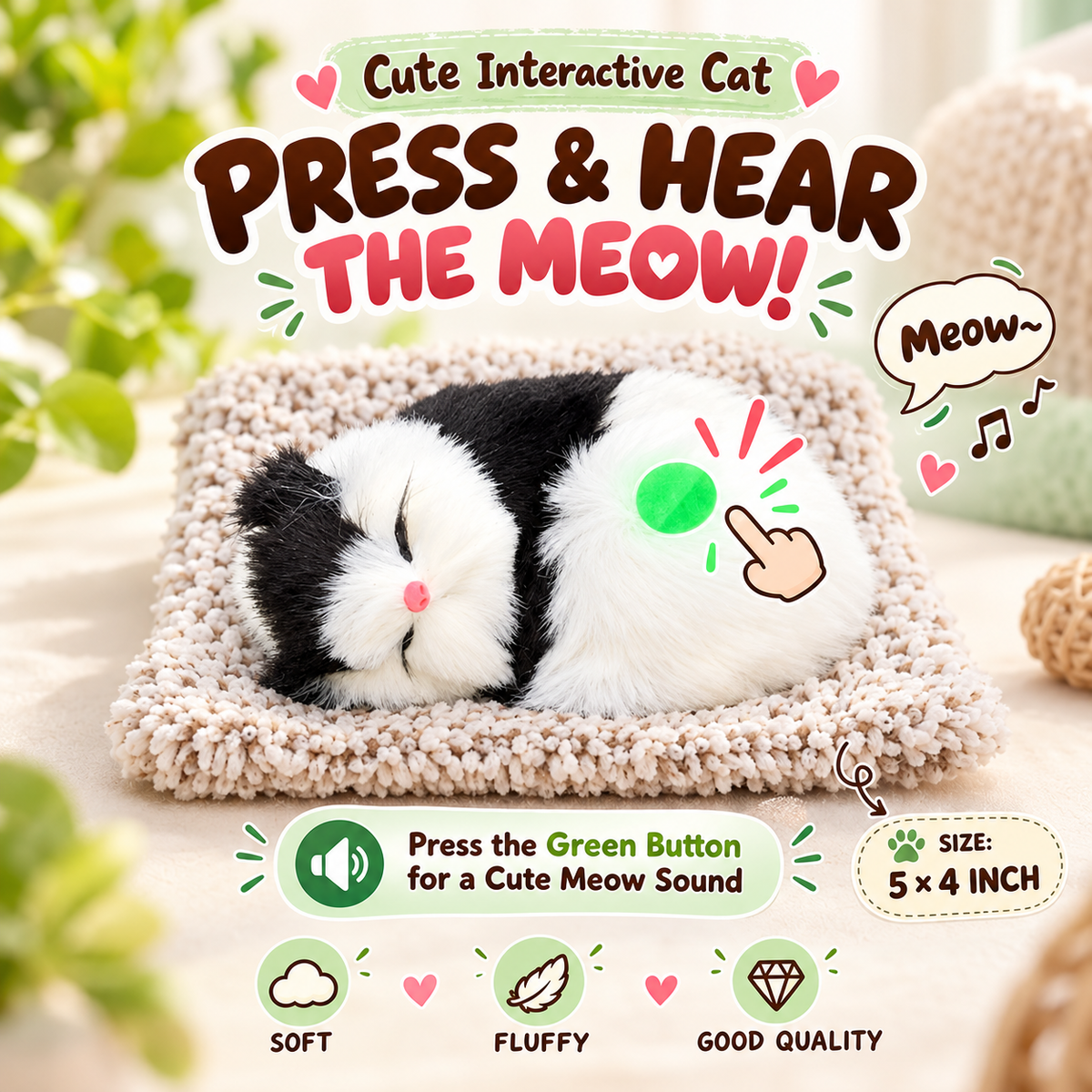 Cute Cats - Medium - 6 Colors